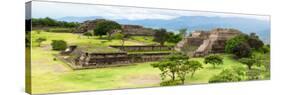 ¡Viva Mexico! Panoramic Collection - Pyramid of Monte Alban VIII-Philippe Hugonnard-Stretched Canvas