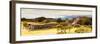 ¡Viva Mexico! Panoramic Collection - Pyramid of Monte Alban with Fall Colors III-Philippe Hugonnard-Framed Photographic Print