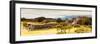 ¡Viva Mexico! Panoramic Collection - Pyramid of Monte Alban with Fall Colors III-Philippe Hugonnard-Framed Photographic Print