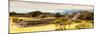 ¡Viva Mexico! Panoramic Collection - Pyramid of Monte Alban with Fall Colors III-Philippe Hugonnard-Mounted Photographic Print