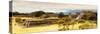 ¡Viva Mexico! Panoramic Collection - Pyramid of Monte Alban with Fall Colors III-Philippe Hugonnard-Stretched Canvas