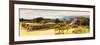 ¡Viva Mexico! Panoramic Collection - Pyramid of Monte Alban with Fall Colors III-Philippe Hugonnard-Framed Photographic Print