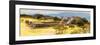 ¡Viva Mexico! Panoramic Collection - Pyramid of Monte Alban with Fall Colors V-Philippe Hugonnard-Framed Photographic Print