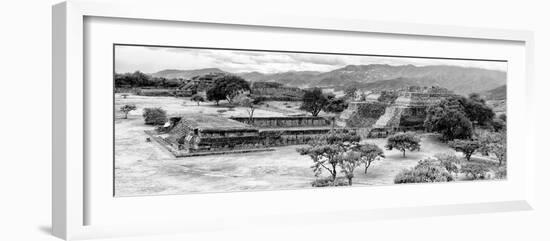 ¡Viva Mexico! Panoramic Collection - Pyramid of Monte Alban X-Philippe Hugonnard-Framed Photographic Print