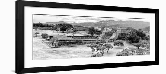 ¡Viva Mexico! Panoramic Collection - Pyramid of Monte Alban X-Philippe Hugonnard-Framed Photographic Print