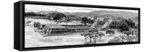 ¡Viva Mexico! Panoramic Collection - Pyramid of Monte Alban X-Philippe Hugonnard-Framed Stretched Canvas