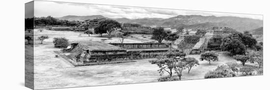 ¡Viva Mexico! Panoramic Collection - Pyramid of Monte Alban X-Philippe Hugonnard-Stretched Canvas