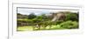 ¡Viva Mexico! Panoramic Collection - Pyramid of Monte Alban-Philippe Hugonnard-Framed Photographic Print