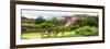 ¡Viva Mexico! Panoramic Collection - Pyramid of Monte Alban-Philippe Hugonnard-Framed Photographic Print