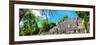 ¡Viva Mexico! Panoramic Collection - Pyramyd of the ancient Mayan City II - Calakmul-Philippe Hugonnard-Framed Photographic Print