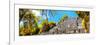 ¡Viva Mexico! Panoramic Collection - Pyramyd of the ancient Mayan City III - Calakmul-Philippe Hugonnard-Framed Photographic Print