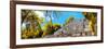 ¡Viva Mexico! Panoramic Collection - Pyramyd of the ancient Mayan City III - Calakmul-Philippe Hugonnard-Framed Photographic Print