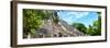 ¡Viva Mexico! Panoramic Collection - Pyramyd of the ancient Mayan City IV - Calakmul-Philippe Hugonnard-Framed Photographic Print