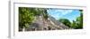 ¡Viva Mexico! Panoramic Collection - Pyramyd of the ancient Mayan City IV - Calakmul-Philippe Hugonnard-Framed Photographic Print