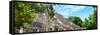 ¡Viva Mexico! Panoramic Collection - Pyramyd of the ancient Mayan City IV - Calakmul-Philippe Hugonnard-Framed Stretched Canvas