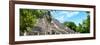 ¡Viva Mexico! Panoramic Collection - Pyramyd of the ancient Mayan City IV - Calakmul-Philippe Hugonnard-Framed Photographic Print