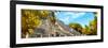 ¡Viva Mexico! Panoramic Collection - Pyramyd of the ancient Mayan City VI - Calakmul-Philippe Hugonnard-Framed Photographic Print