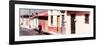 ¡Viva Mexico! Panoramic Collection - Red Cyclist in San Cristobal III-Philippe Hugonnard-Framed Photographic Print