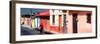 ¡Viva Mexico! Panoramic Collection - Red Cyclist in San Cristobal-Philippe Hugonnard-Framed Photographic Print