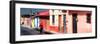 ¡Viva Mexico! Panoramic Collection - Red Cyclist in San Cristobal-Philippe Hugonnard-Framed Photographic Print
