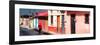 ¡Viva Mexico! Panoramic Collection - Red Cyclist in San Cristobal-Philippe Hugonnard-Framed Photographic Print
