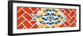 ¡Viva Mexico! Panoramic Collection - Red Mosaics-Philippe Hugonnard-Framed Photographic Print