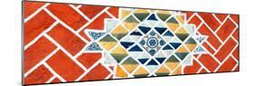 ¡Viva Mexico! Panoramic Collection - Red Mosaics-Philippe Hugonnard-Mounted Photographic Print