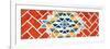 ¡Viva Mexico! Panoramic Collection - Red Mosaics-Philippe Hugonnard-Framed Photographic Print