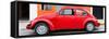 ¡Viva Mexico! Panoramic Collection - Red VW Beetle Car-Philippe Hugonnard-Framed Stretched Canvas
