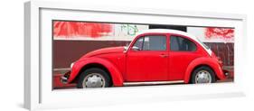 ¡Viva Mexico! Panoramic Collection - Red VW Beetle-Philippe Hugonnard-Framed Photographic Print