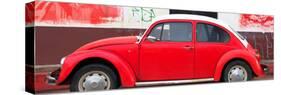 ¡Viva Mexico! Panoramic Collection - Red VW Beetle-Philippe Hugonnard-Stretched Canvas