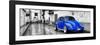 ?Viva Mexico! Panoramic Collection - Royal Blue VW Beetle Car in San Cristobal de Las Casas-Philippe Hugonnard-Framed Photographic Print