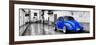 ?Viva Mexico! Panoramic Collection - Royal Blue VW Beetle Car in San Cristobal de Las Casas-Philippe Hugonnard-Framed Photographic Print