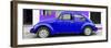 ¡Viva Mexico! Panoramic Collection - Royal Blue VW Beetle Car-Philippe Hugonnard-Framed Photographic Print