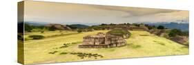 ¡Viva Mexico! Panoramic Collection - Ruins of Monte Alban at Sunset II-Philippe Hugonnard-Stretched Canvas