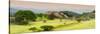 ¡Viva Mexico! Panoramic Collection - Ruins of Monte Alban at Sunset III-Philippe Hugonnard-Stretched Canvas