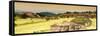 ¡Viva Mexico! Panoramic Collection - Ruins of Monte Alban at Sunset-Philippe Hugonnard-Framed Stretched Canvas