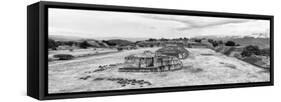 ¡Viva Mexico! Panoramic Collection - Ruins of Monte Alban-Philippe Hugonnard-Framed Stretched Canvas