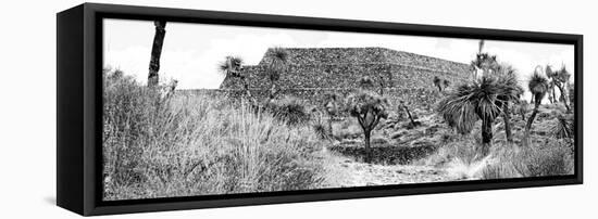 ¡Viva Mexico! Panoramic Collection - Ruins of the city of Cantona-Philippe Hugonnard-Framed Stretched Canvas