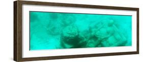 ¡Viva Mexico! Panoramic Collection - Sculptures at bottom of sea in Cancun III-Philippe Hugonnard-Framed Photographic Print