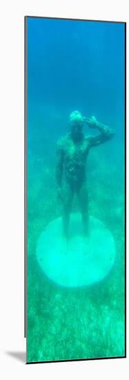 ¡Viva Mexico! Panoramic Collection - Sculptures at bottom of sea in Cancun-Philippe Hugonnard-Mounted Photographic Print