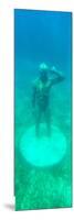 ¡Viva Mexico! Panoramic Collection - Sculptures at bottom of sea in Cancun-Philippe Hugonnard-Mounted Photographic Print