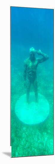 ¡Viva Mexico! Panoramic Collection - Sculptures at bottom of sea in Cancun-Philippe Hugonnard-Mounted Photographic Print