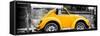 ¡Viva Mexico! Panoramic Collection - Small Gold VW Beetle Car-Philippe Hugonnard-Framed Stretched Canvas