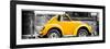 ¡Viva Mexico! Panoramic Collection - Small Gold VW Beetle Car-Philippe Hugonnard-Framed Photographic Print