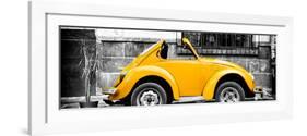 ¡Viva Mexico! Panoramic Collection - Small Gold VW Beetle Car-Philippe Hugonnard-Framed Photographic Print