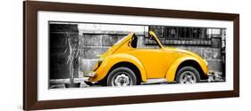 ¡Viva Mexico! Panoramic Collection - Small Gold VW Beetle Car-Philippe Hugonnard-Framed Photographic Print