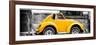 ¡Viva Mexico! Panoramic Collection - Small Gold VW Beetle Car-Philippe Hugonnard-Framed Photographic Print