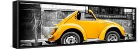 ¡Viva Mexico! Panoramic Collection - Small Gold VW Beetle Car-Philippe Hugonnard-Framed Stretched Canvas