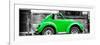 ¡Viva Mexico! Panoramic Collection - Small Kelly Green VW Beetle Car-Philippe Hugonnard-Framed Photographic Print